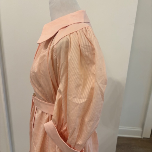 Acler shirt dress, pink, pleated, US 2 - Picture 2 of 3